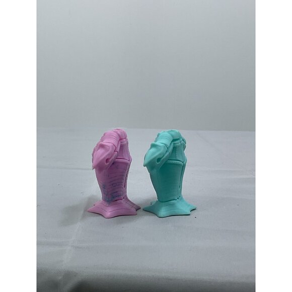LOL Surprise Doll Dragon Costumes Set Of 2 Pink & Turquoise Mini Figures - Picture 4 of 4